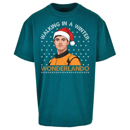 Lando Norris Christmas Oversized T Shirt 