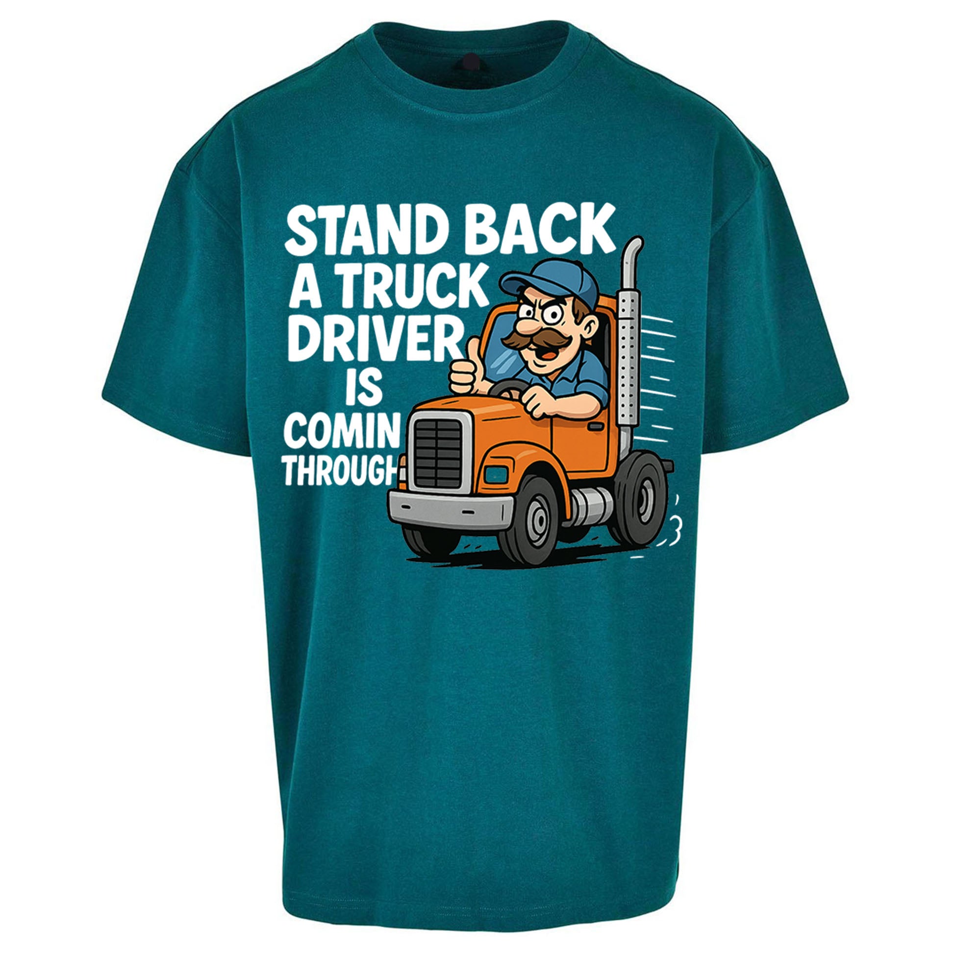 Truck Driver Oversized T Shirt 
