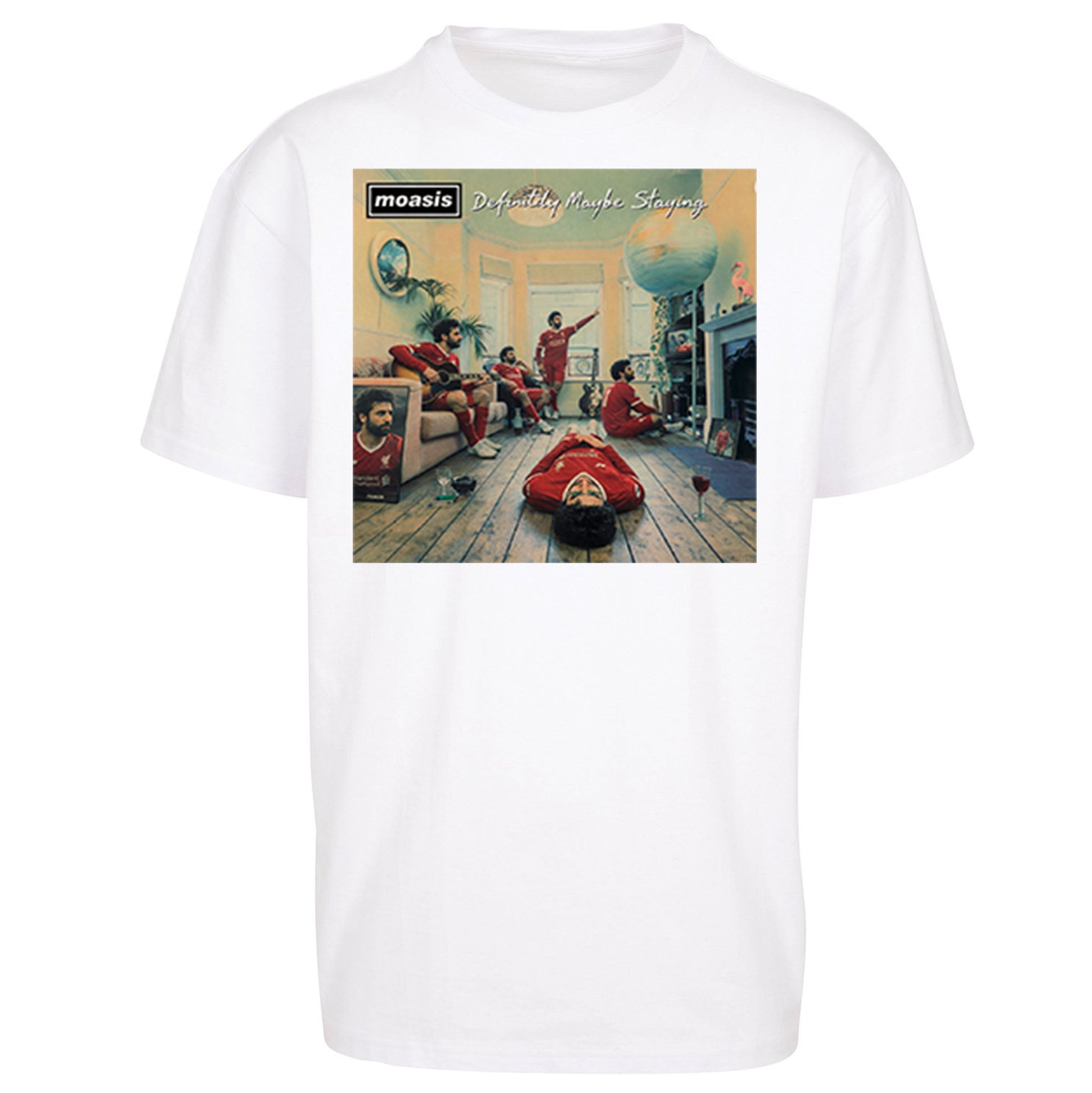 Mo Salah Oasis Liverpool Football Oversized T Shirt