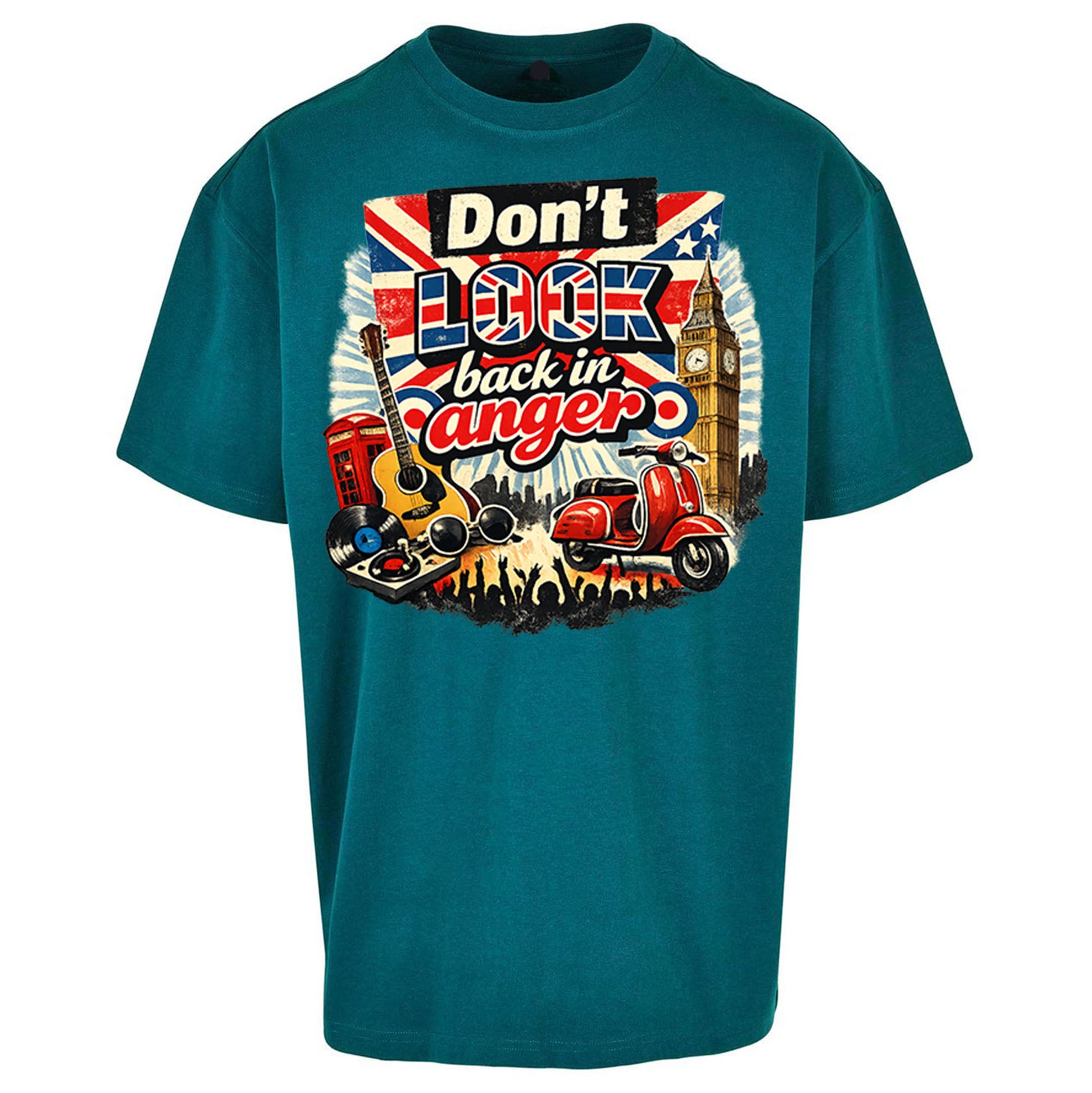 Don't Look Back In Anger Oversized T Shirt 