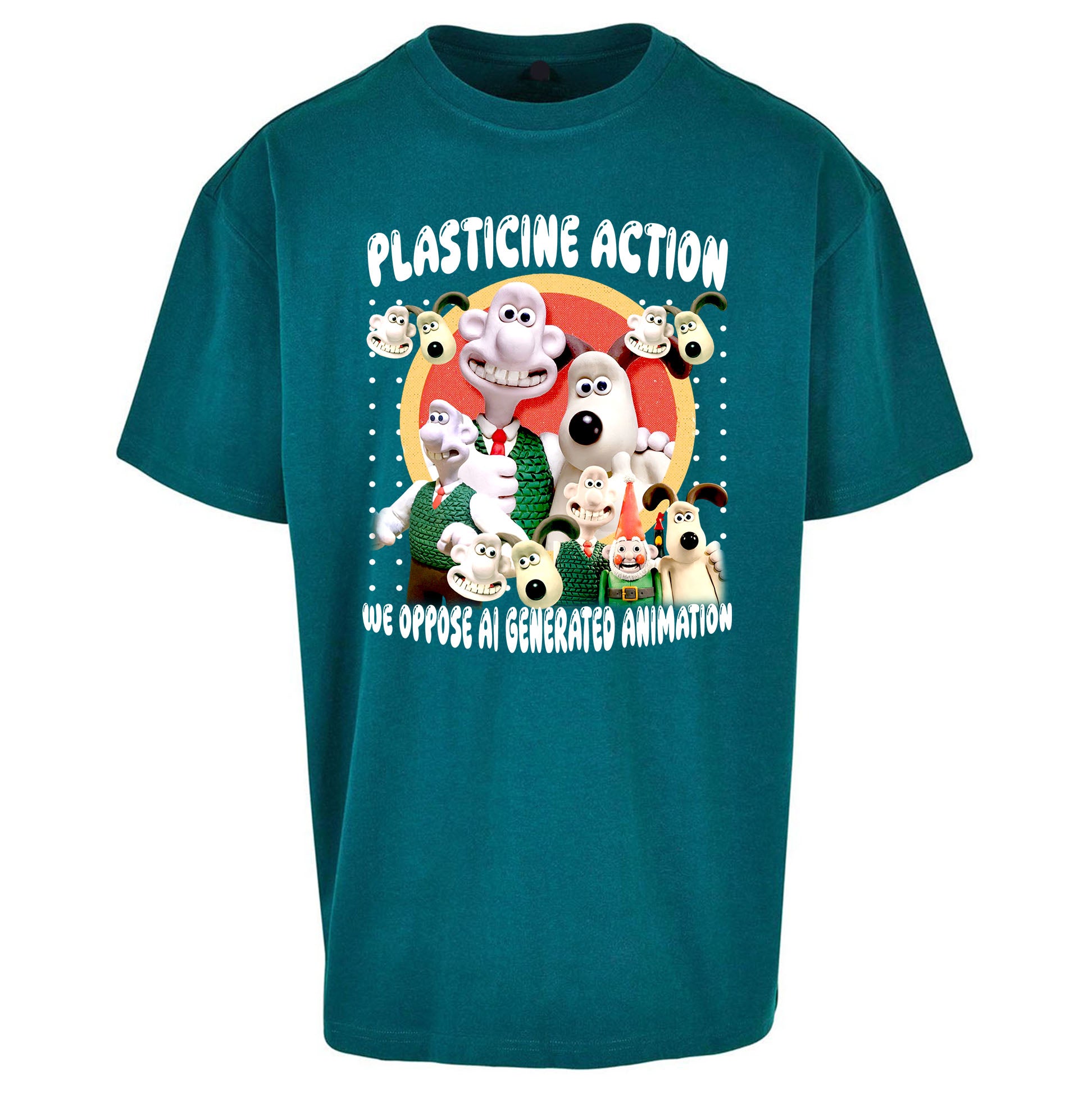 Plasticine Action Figure Oversized T Shirt