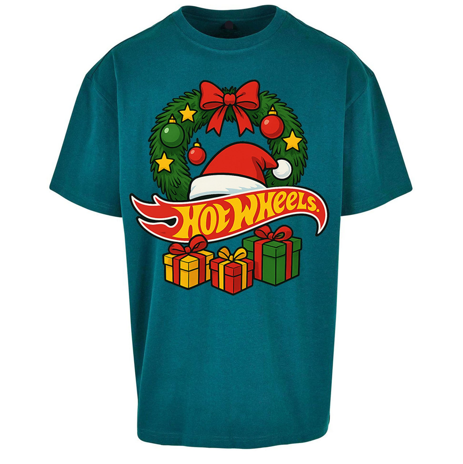 Hotwheels Christmas Oversized T Shirt