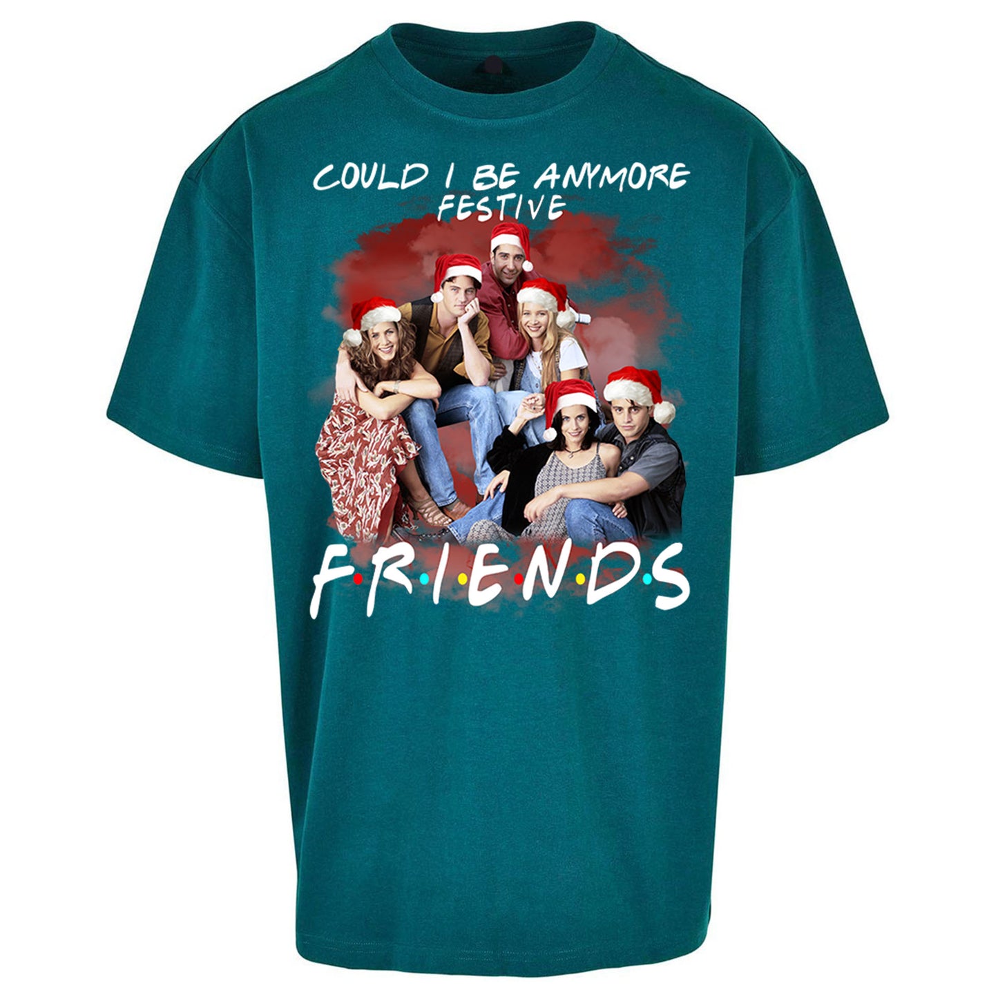 Friends Christmas Oversized T Shirt