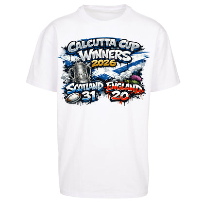 Scotland Calcutta Cup Winners 2026 Oversized T Shirt