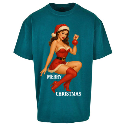 vMerry Christmas Sexy Oversized T Shirt 