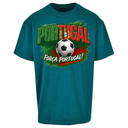 Portugal Retro World Cup Oversized T Shirt