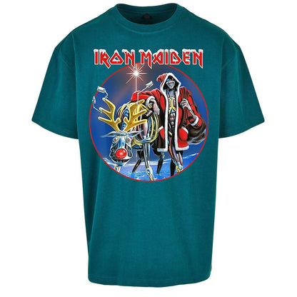 Iron Maiden Christmas Oversized T Shirt