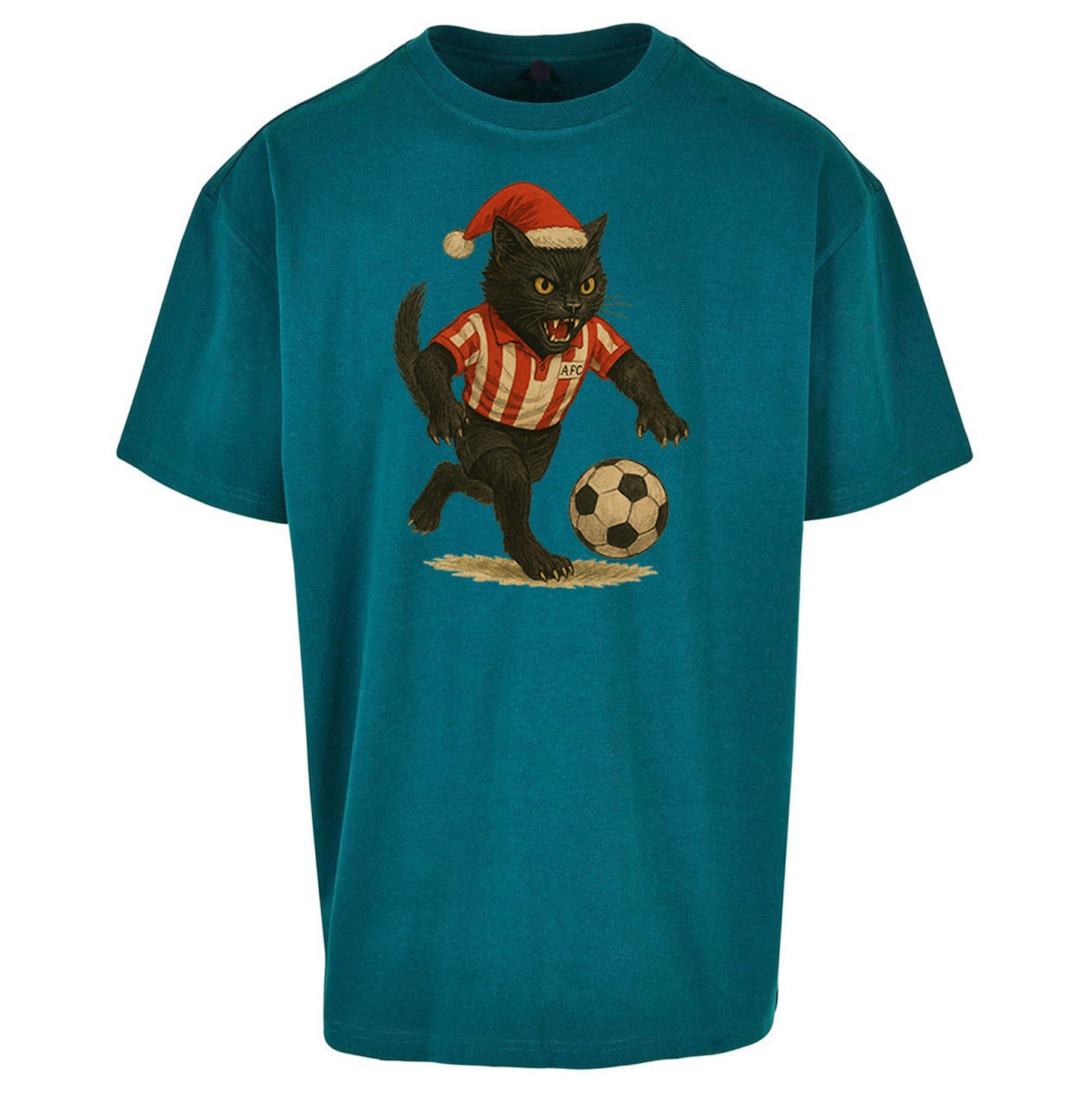 Sunderland Football Christmas Oversized T Shirt