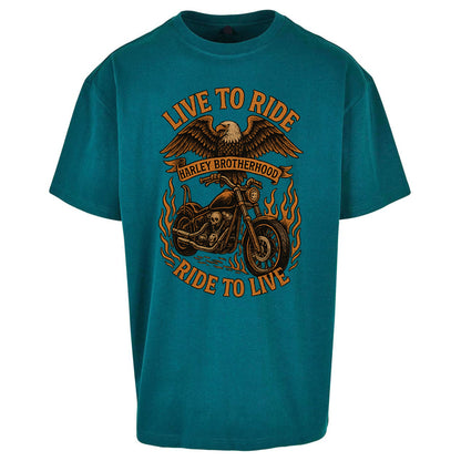 Harley Brotherhood Oversized T Shirt