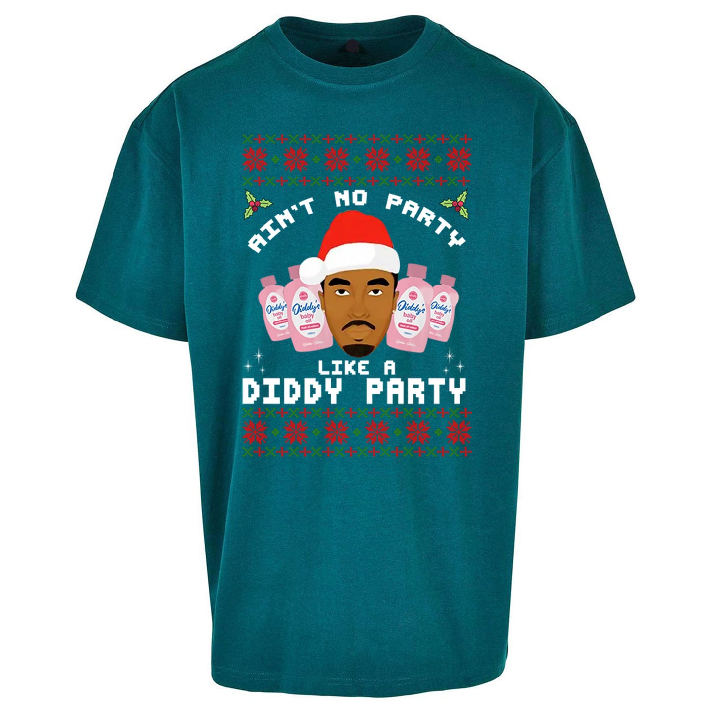 Diddy Christmas Oversized T Shirt
