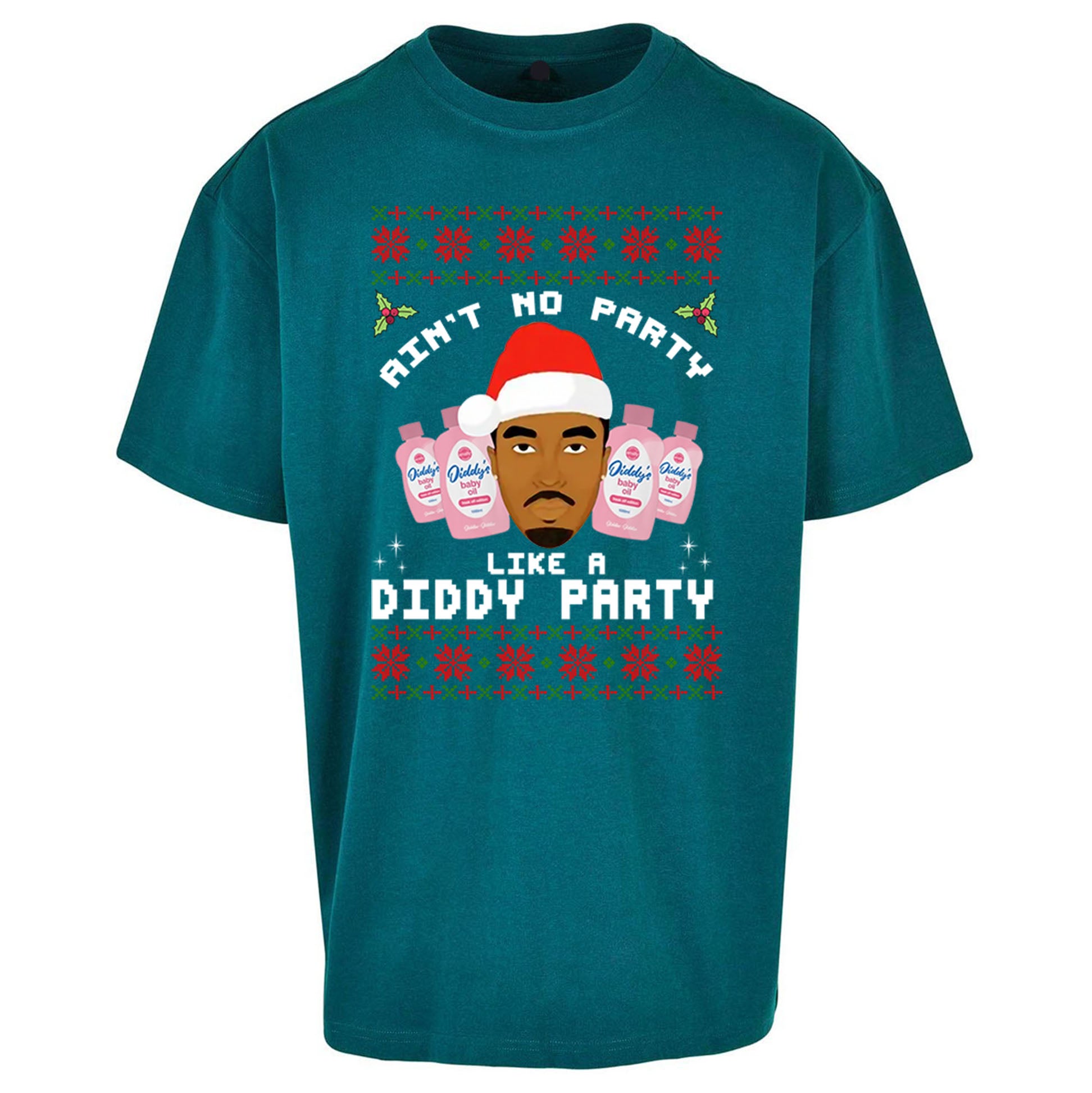 Diddy Christmas Oversized T Shirt