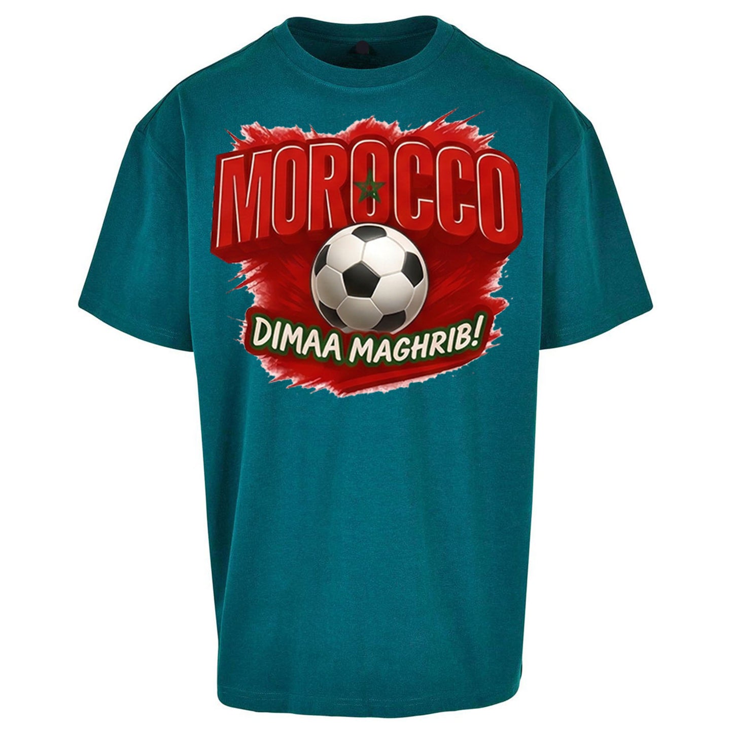Morocco Retro World Cup Oversized T Shirt 
