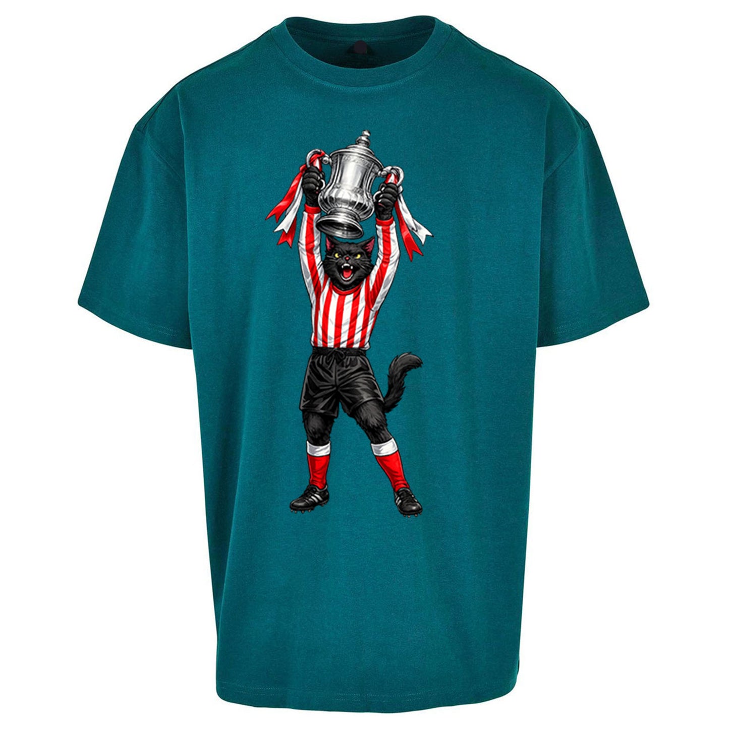 Retro Sunderland FA Cup Winners 1972-1973 - Oversized T Shirt