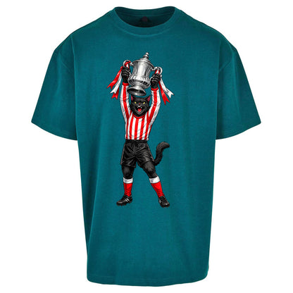 Retro Sunderland FA Cup Winners 1972-1973 - Oversized T Shirt
