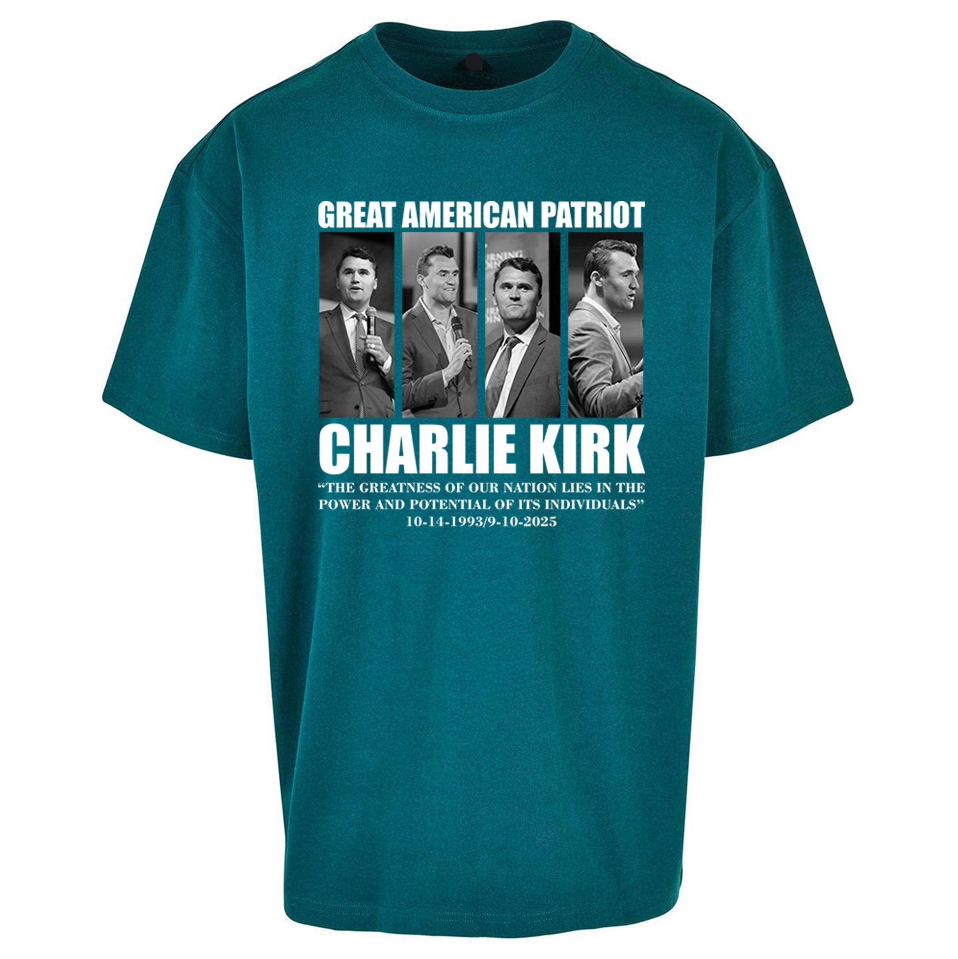 Charlie Kirk Oversized T Shirt 
