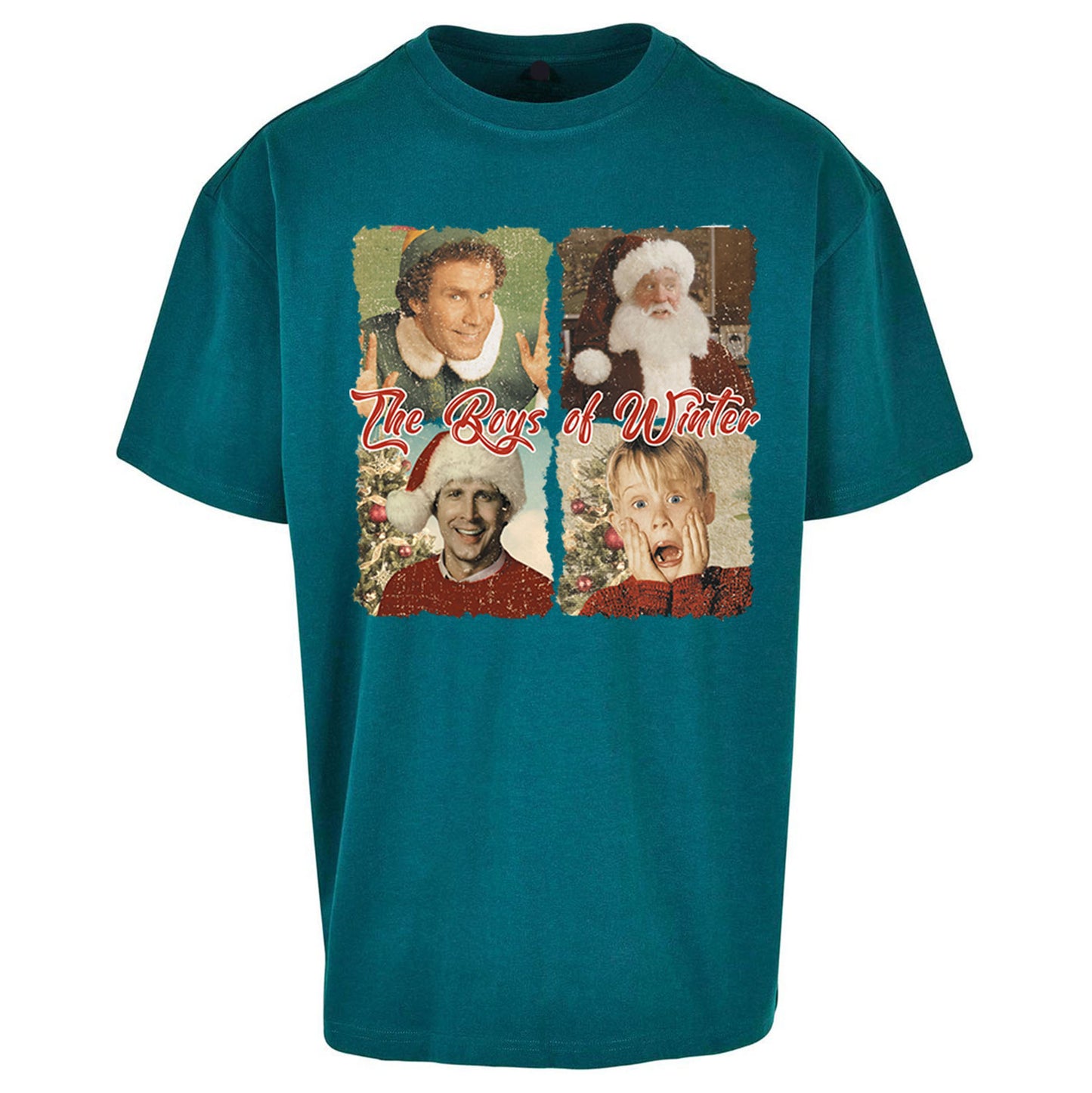 The Boys Of Winter Christmas - Oversized T Shirt