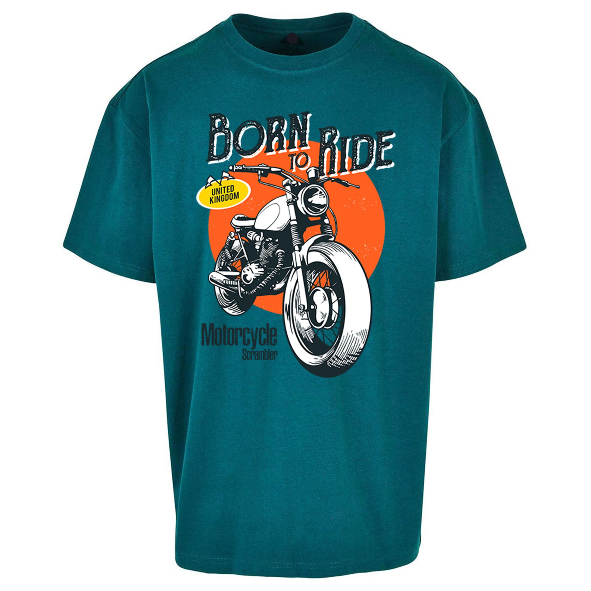 Born To Ride UK Oversized T Shirt