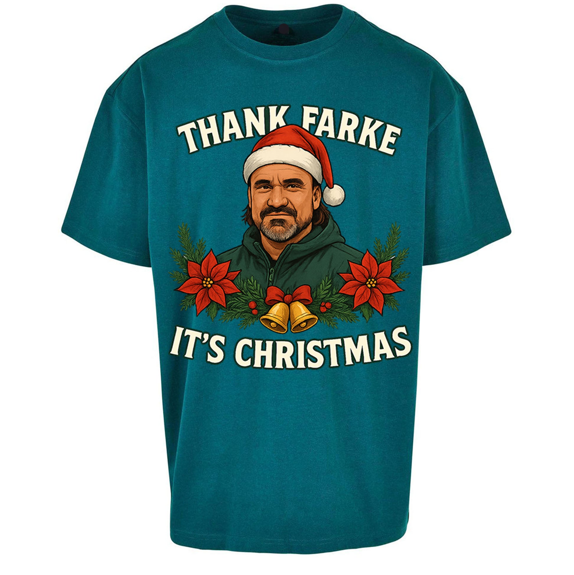 Leeds Utd Christmas Oversized T Shirt