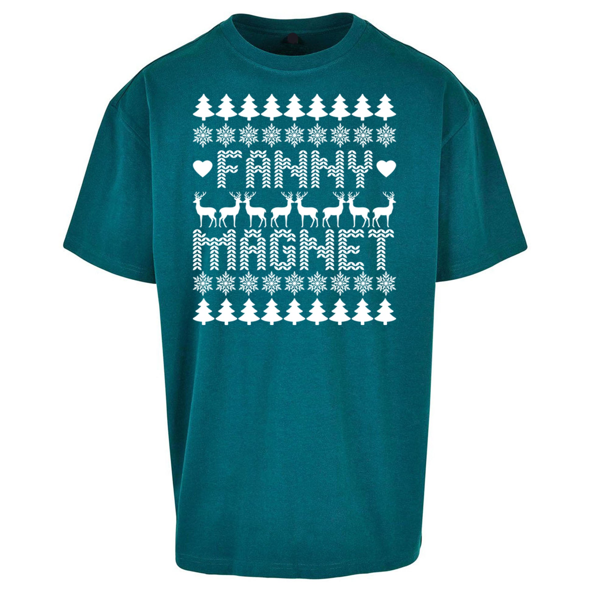 Fanny Magnet Christmas Oversized T Shirt
