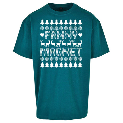 Fanny Magnet Christmas Oversized T Shirt