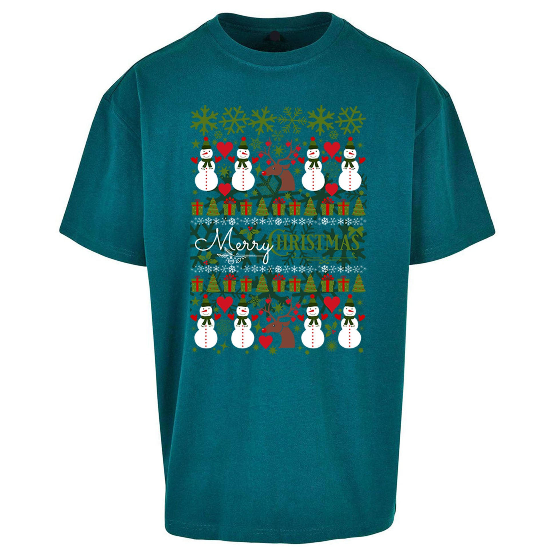 Together For Christmas Oversized T Shirt