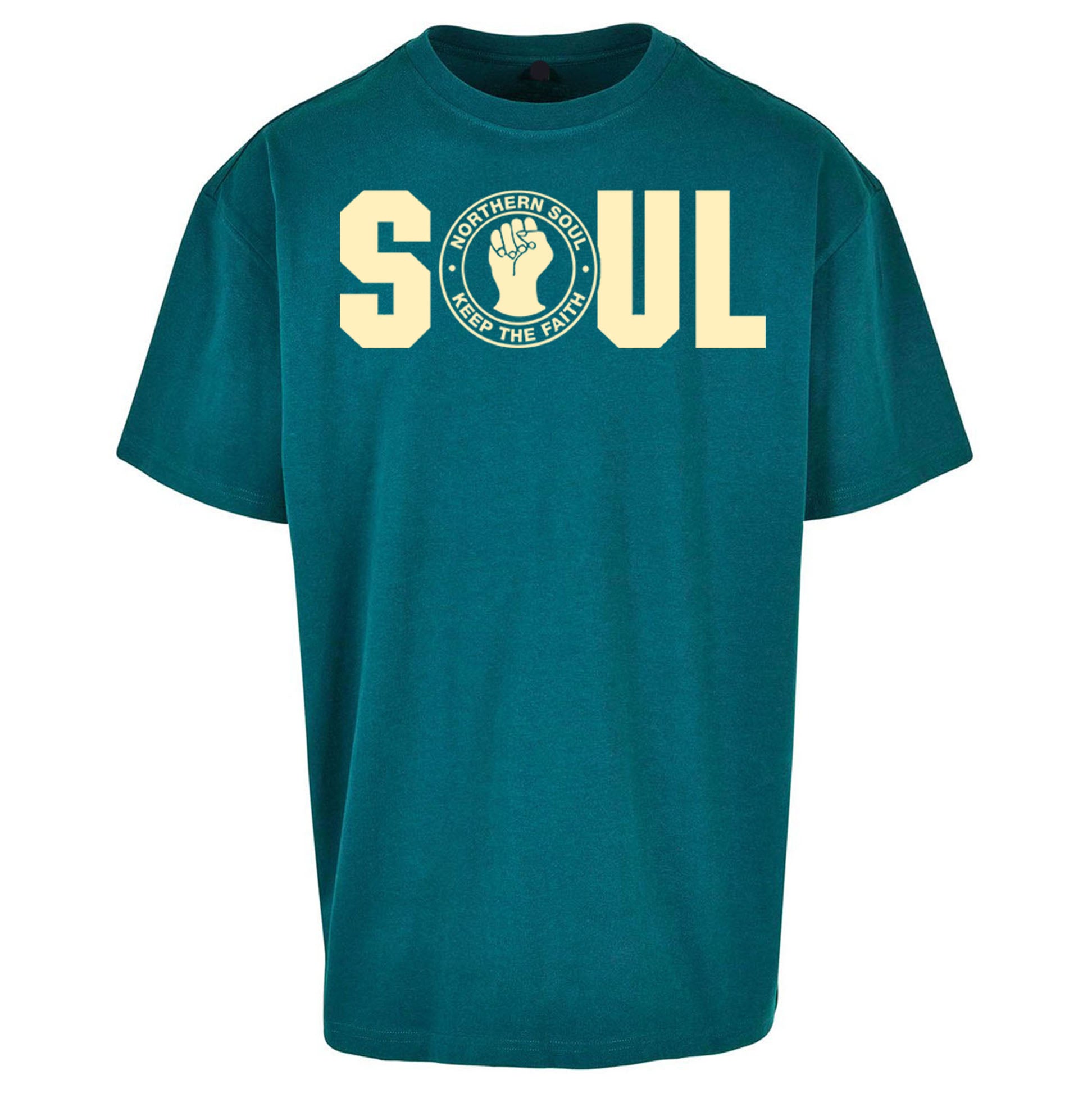 Northern Soul Keep The Faith Logo Oversized T Shirt