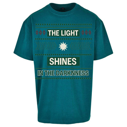 The Light Shines in the Darkness Oversized T Shirt