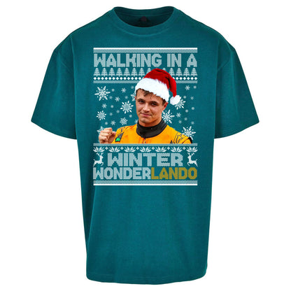 Lando Norris Christmas Oversized T Shirt