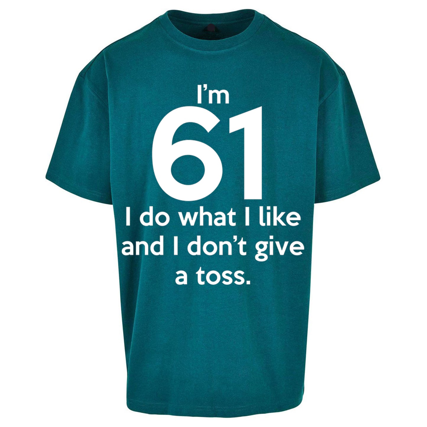 61th Birthday Oversized T Shirt