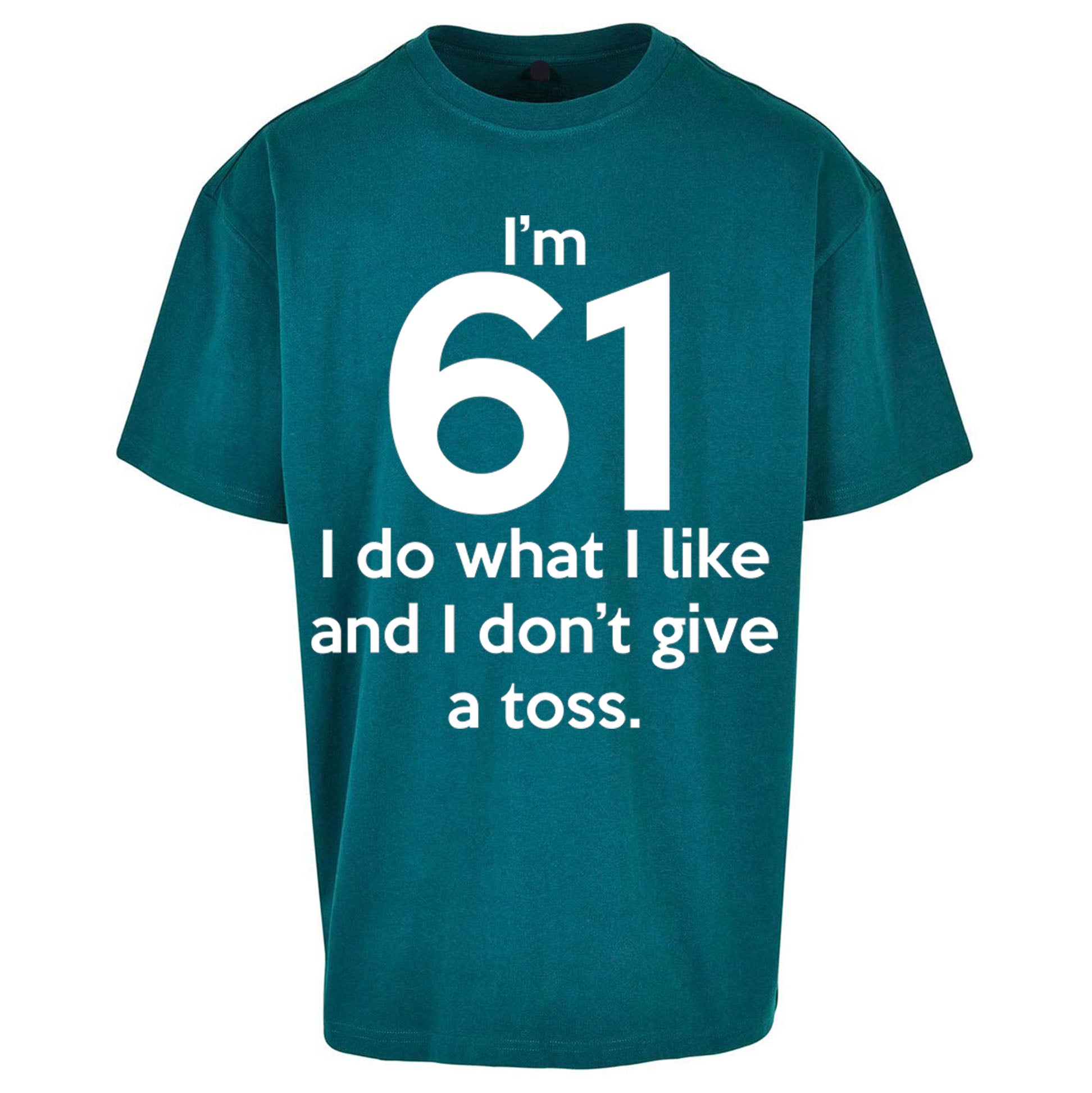 61th Birthday Oversized T Shirt