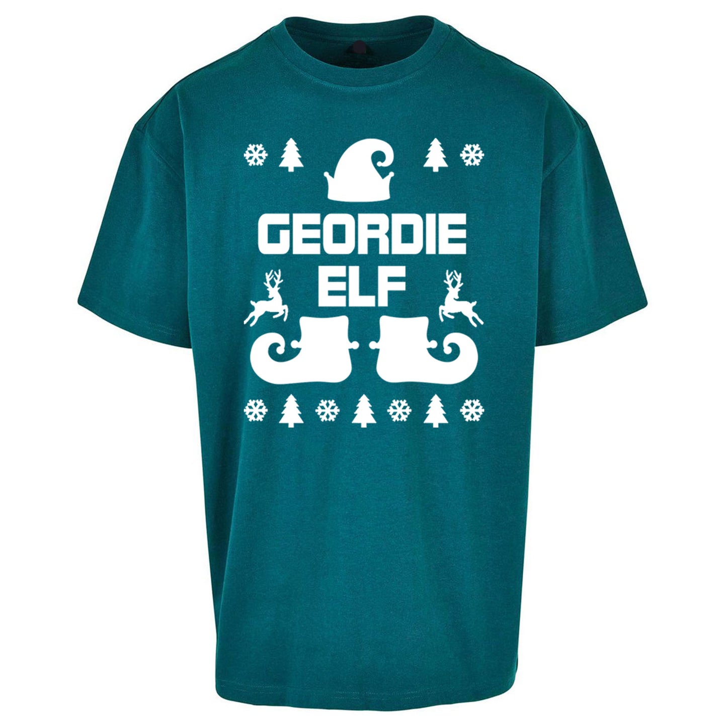 Geordie Christmas Oversized T Shirt