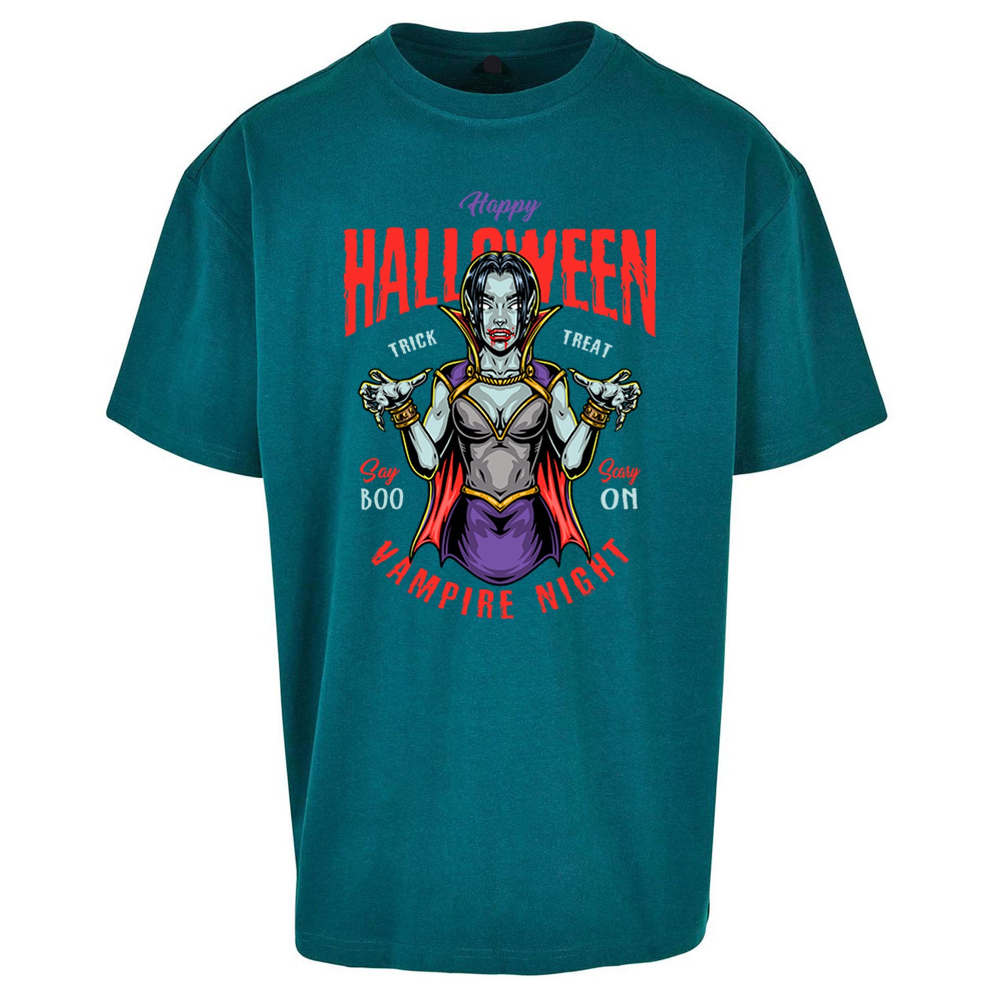 Halloween Vampire Oversized T Shirt