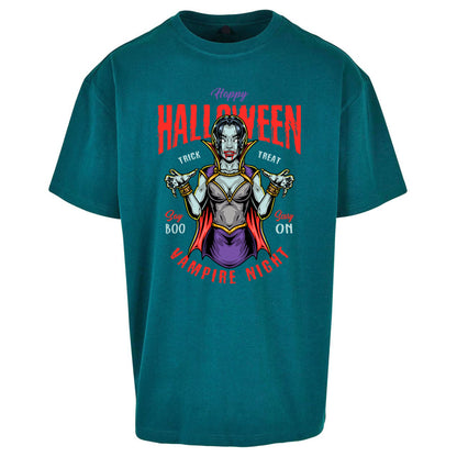 Halloween Vampire Oversized T Shirt