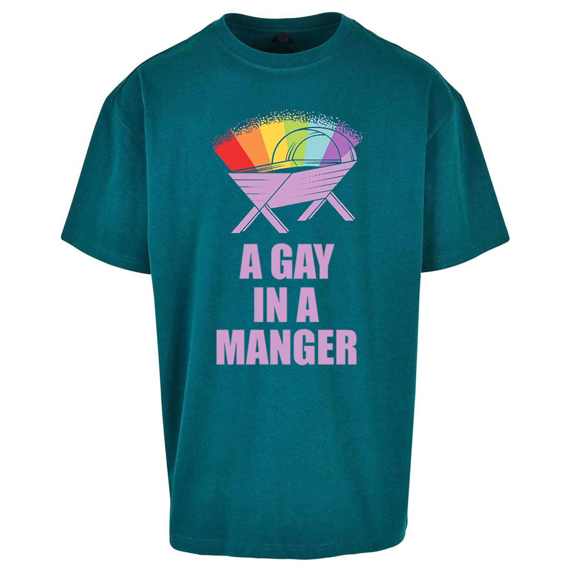 Gay Christmas Oversized T Shirt
