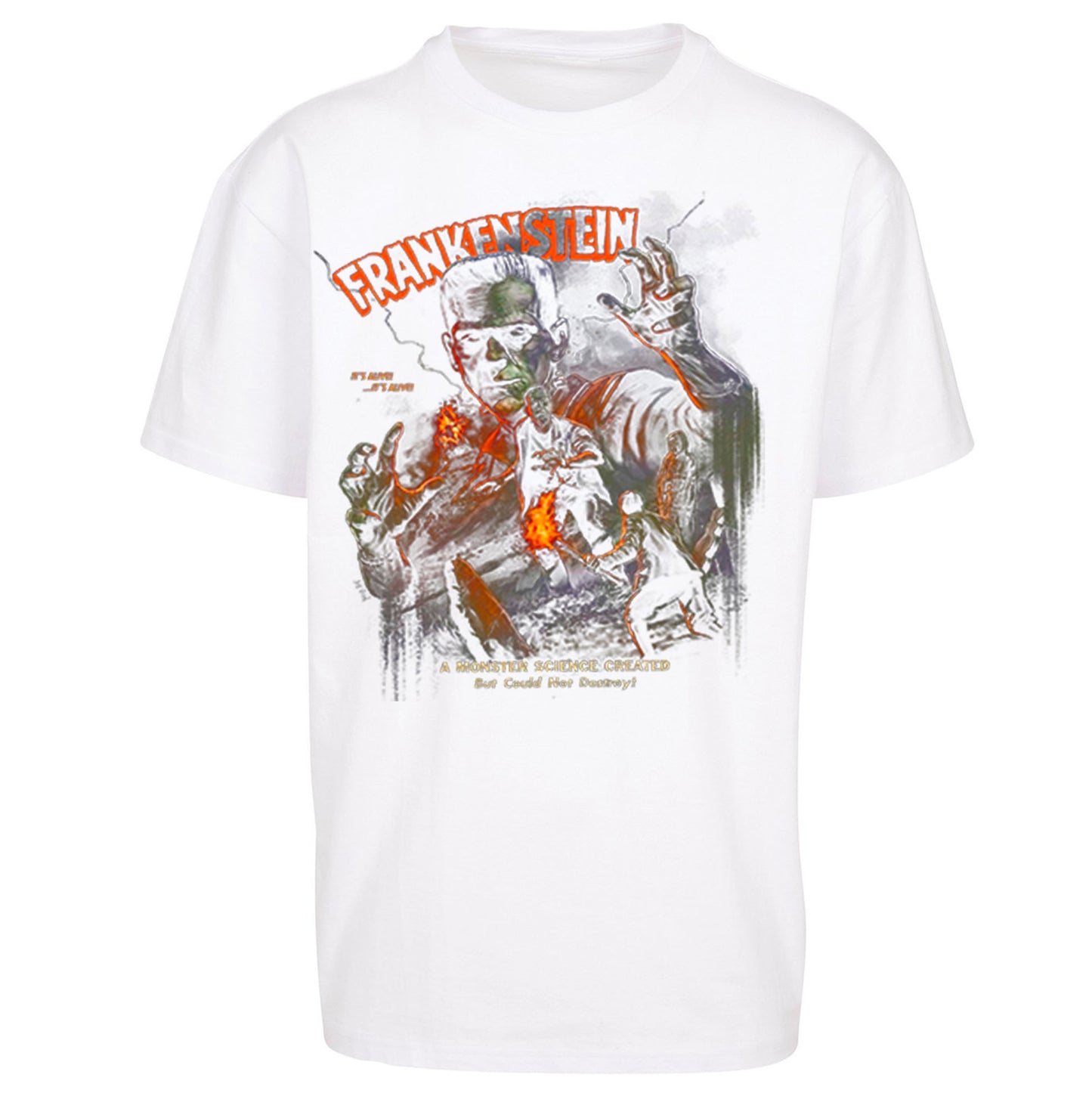Frankenstein It's Alive Oversized T Shirt