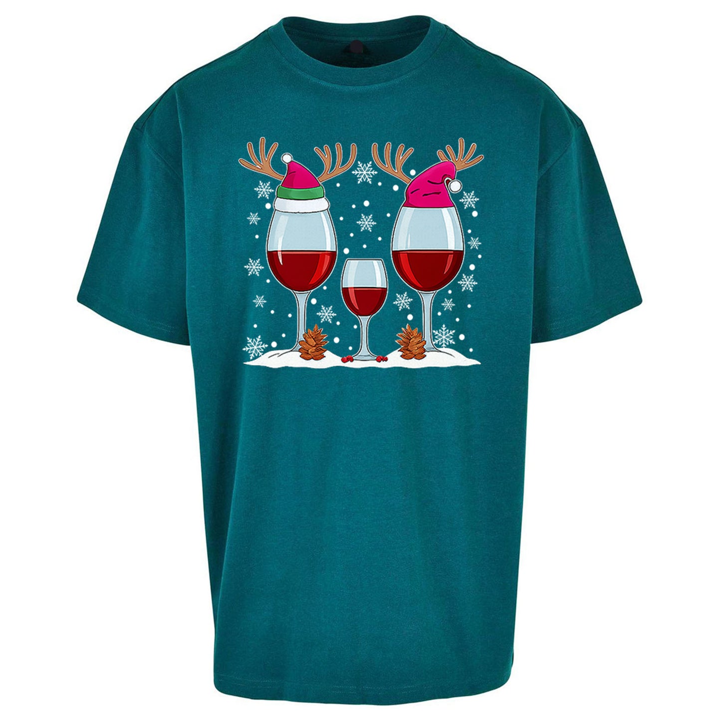 Red Wine Oversized T Shirt