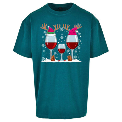 Red Wine Oversized T Shirt