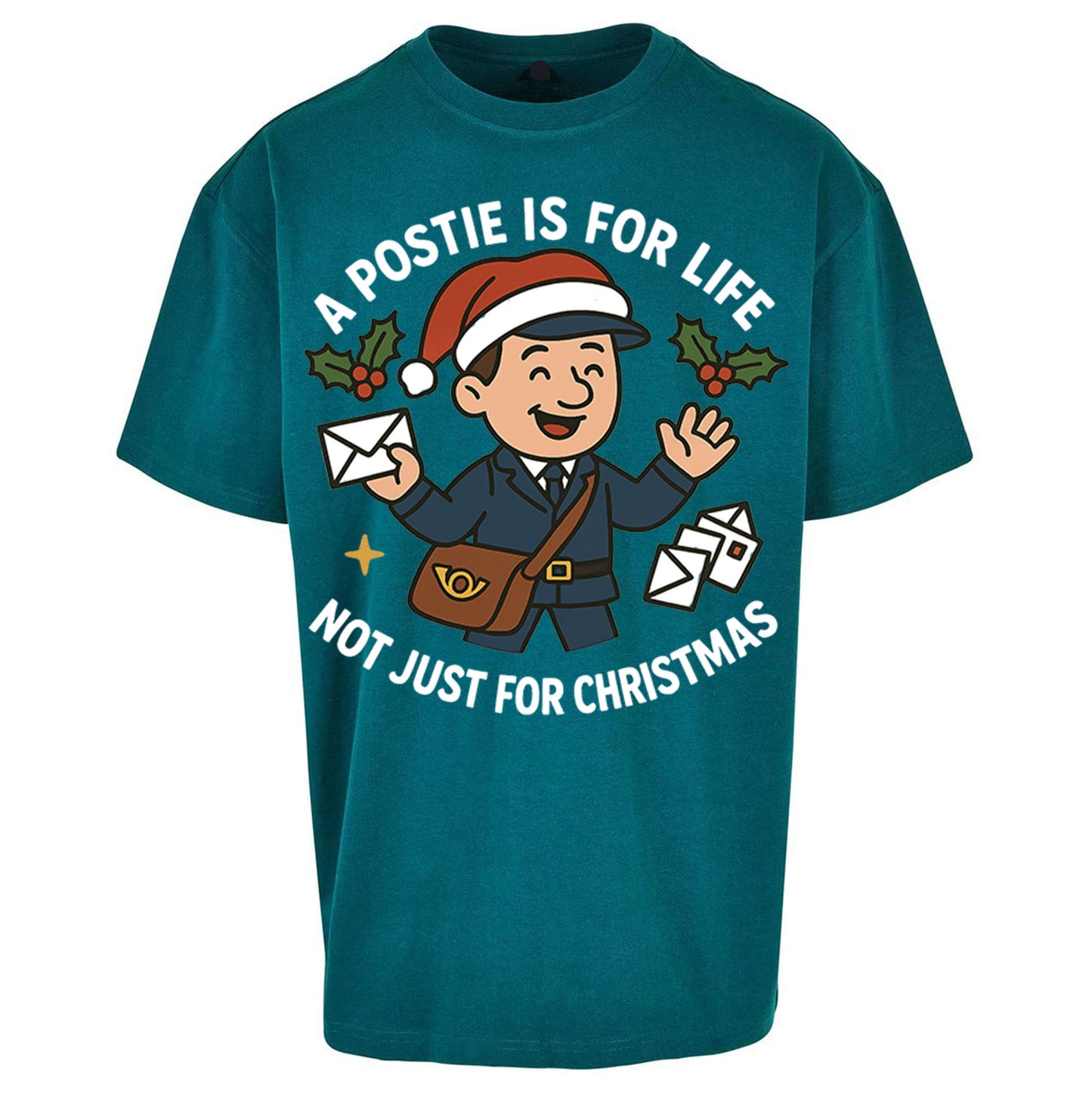 Postie Christmas Oversized T Shirt