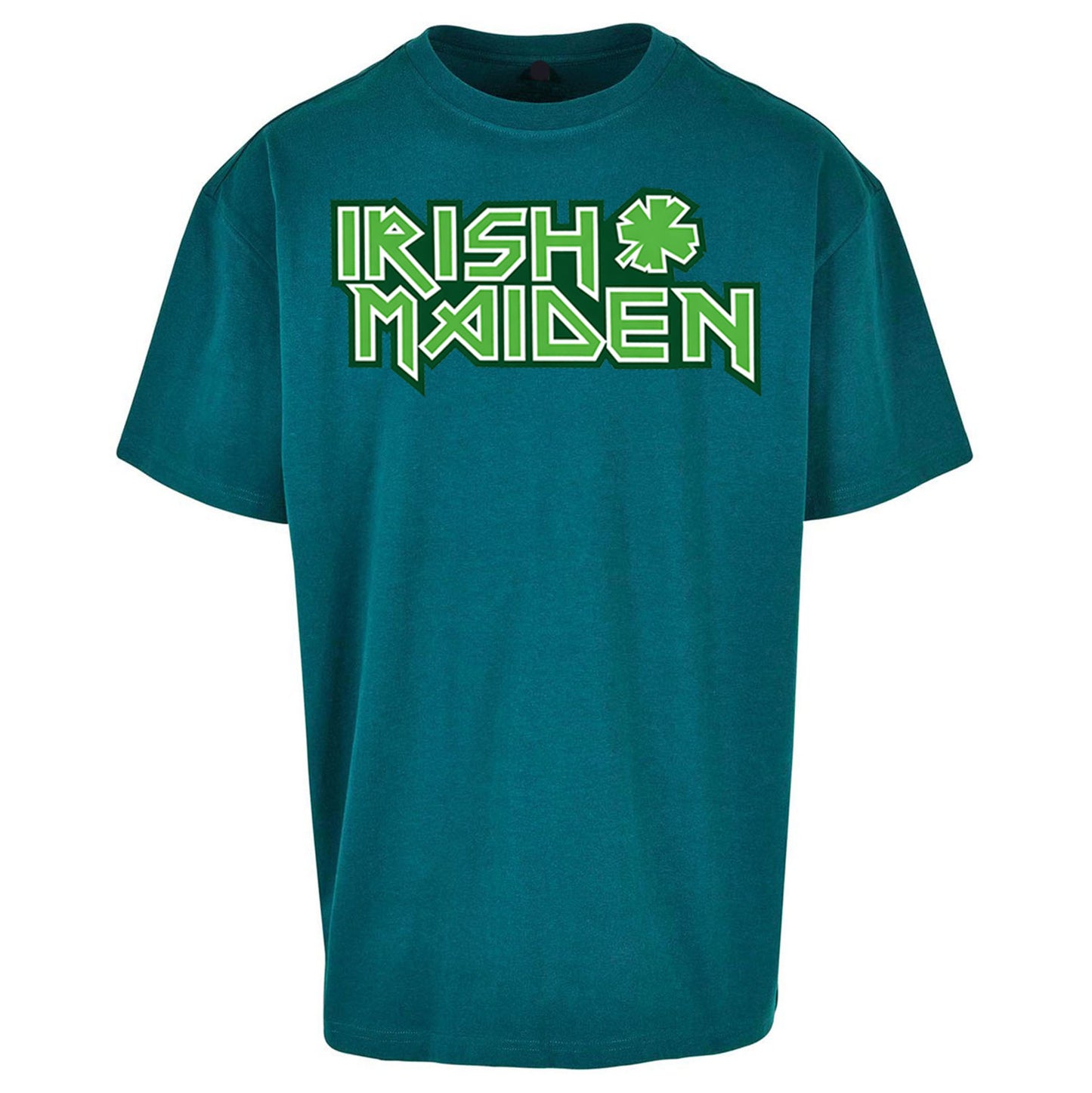 Irish Maiden St Patricks Day Oversized T Shirt 