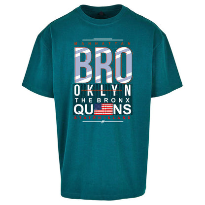 Brooklyn New York State Oversized T Shirt