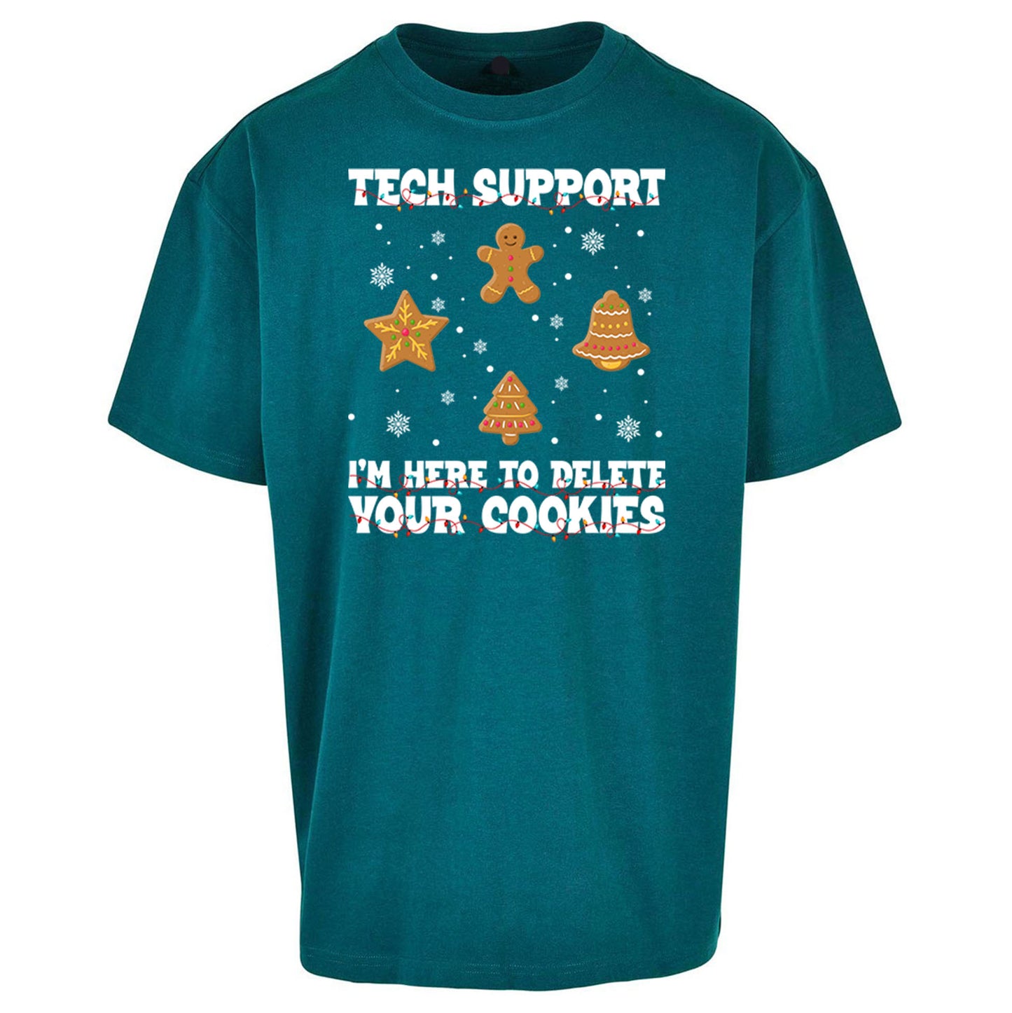 Delete Cookies Oversized T Shirt 