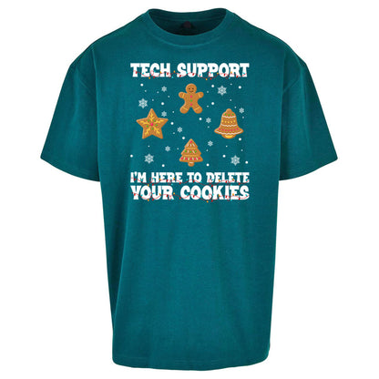 Delete Cookies Oversized T Shirt 