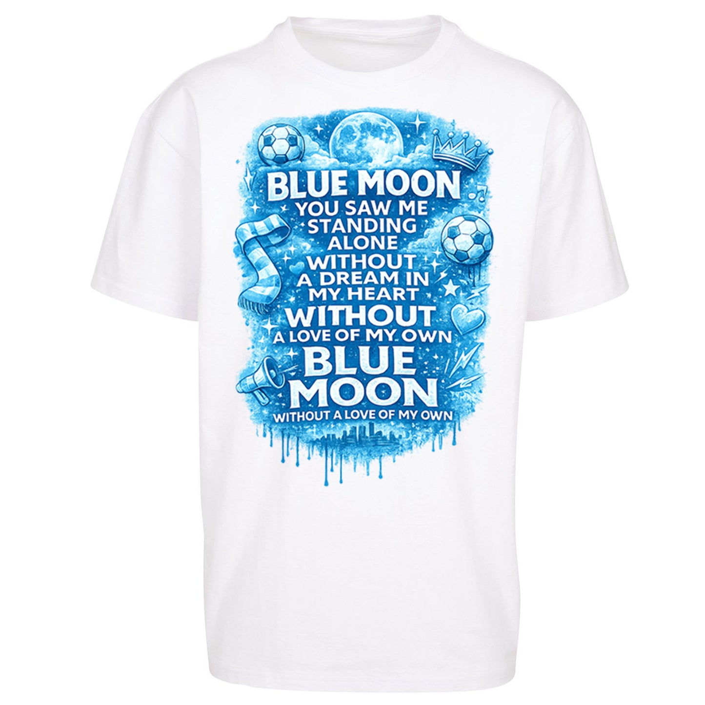 Manchester City Blue Moon Oversized T Shirt