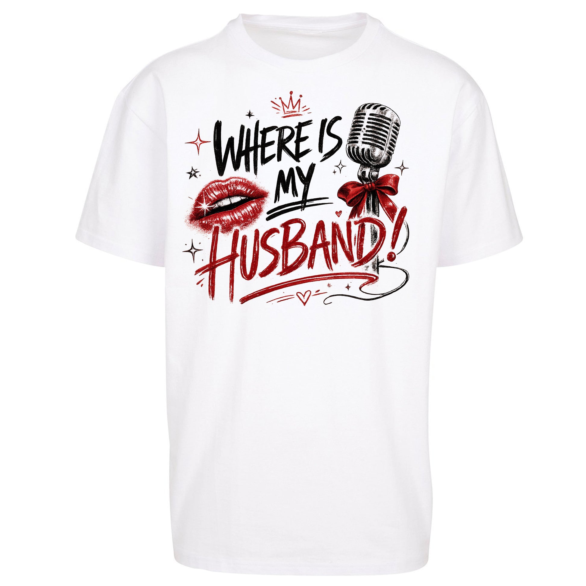 RAYE Where Is My Husband! Oversized T Shirt