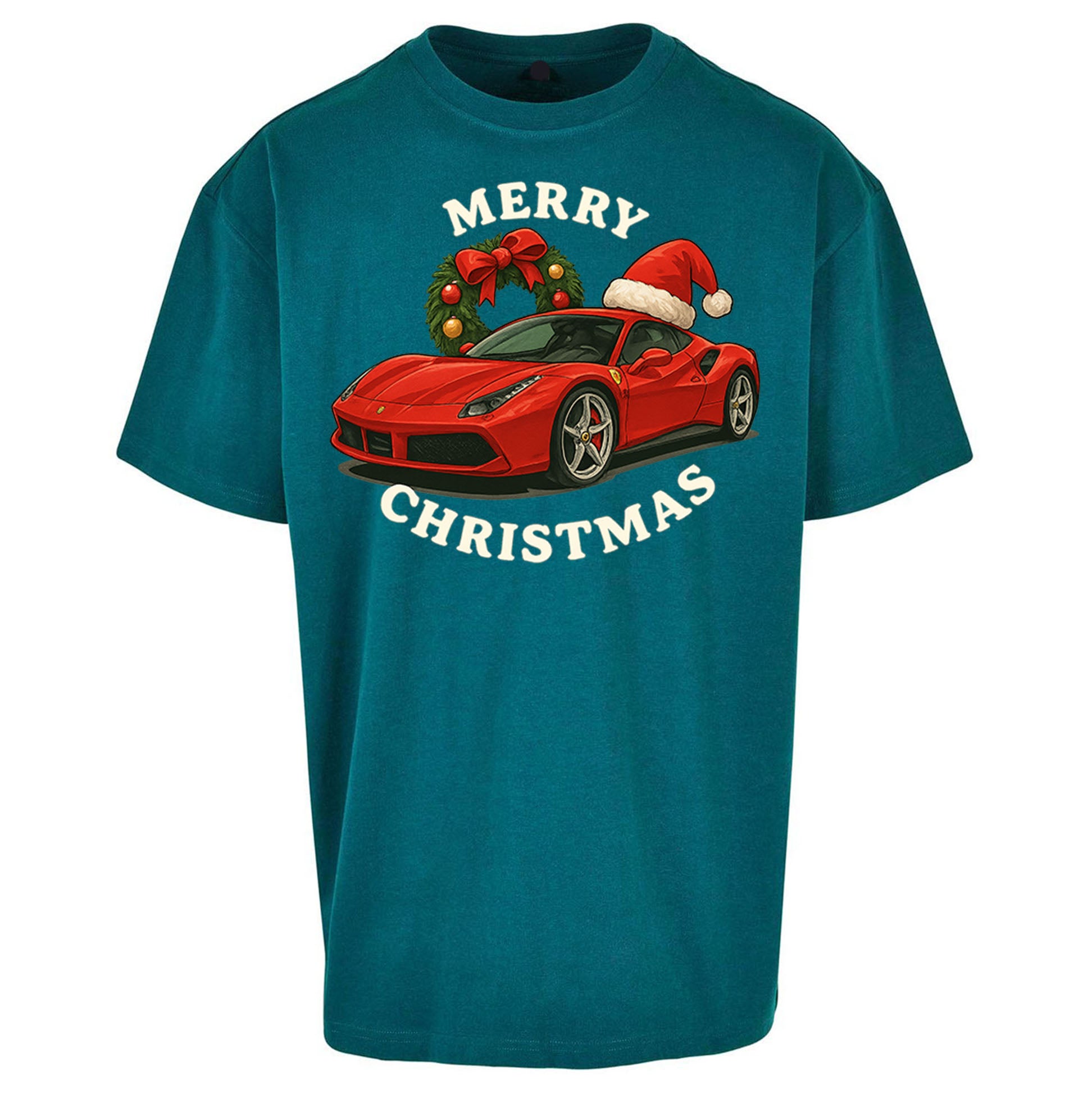 Ferrari Christmas Oversized T Shirt