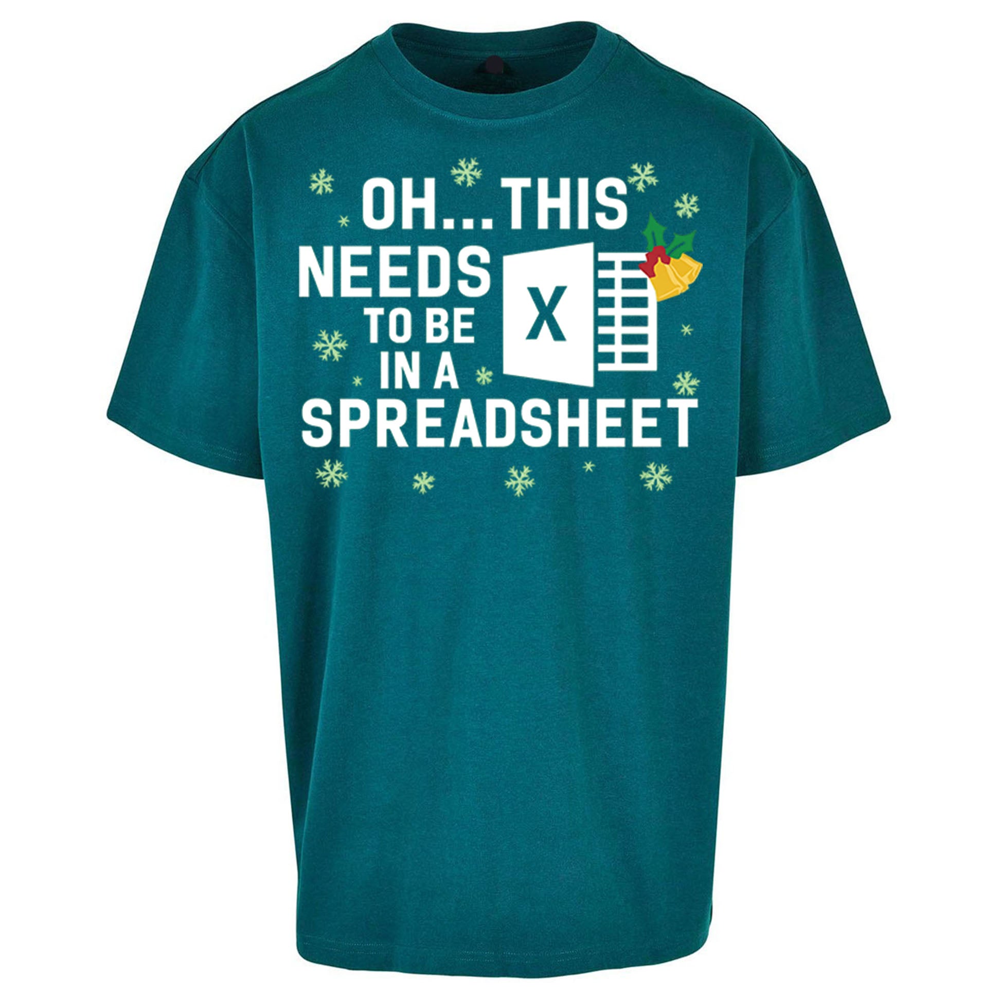Excel Christmas Oversized T Shirt