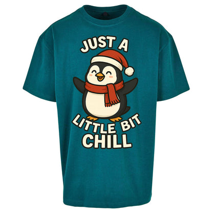 Penguin Christmas Oversized T Shirt