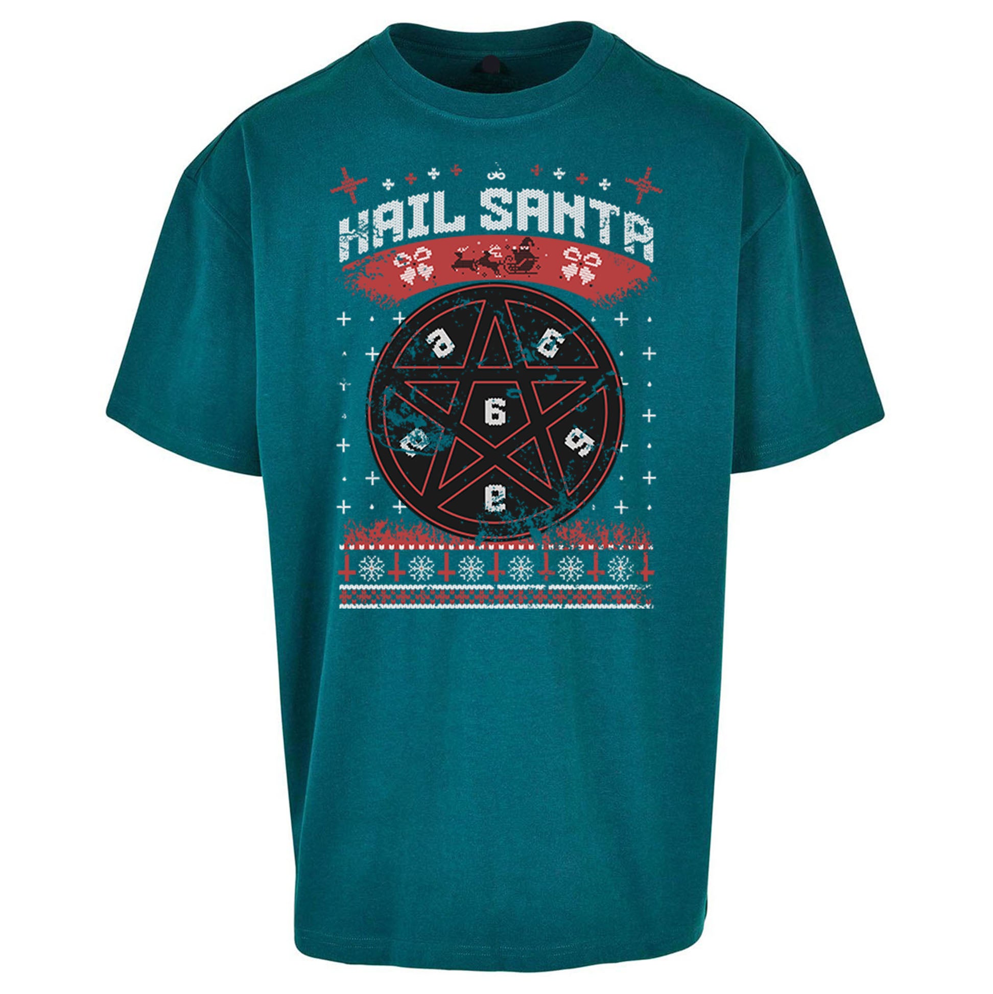 Hail Santa Oversized T Shirt