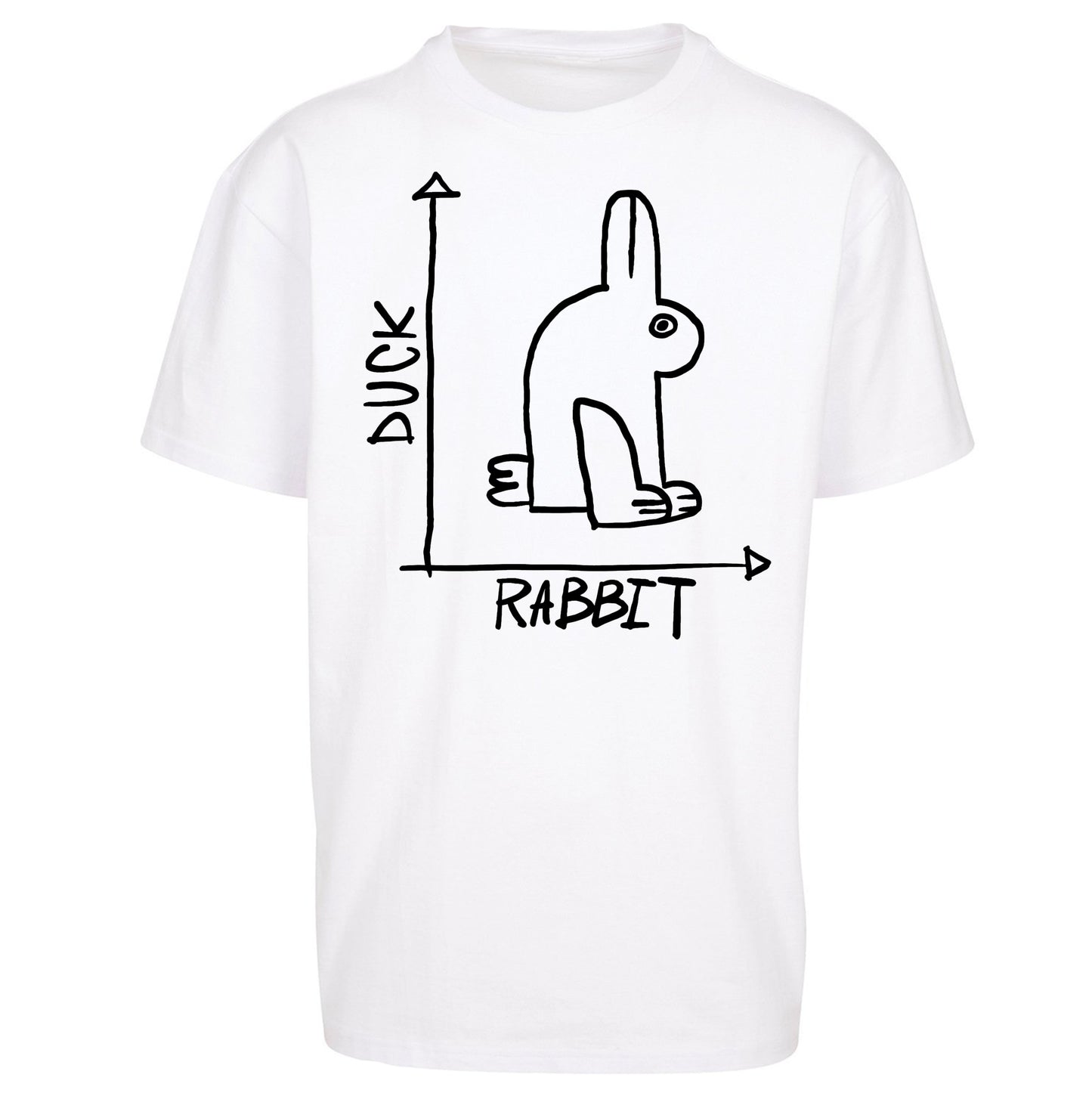 Rabbit Duck Oversized T Shirt