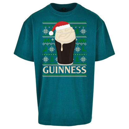 Guinness Christmas Oversized T Shirt
